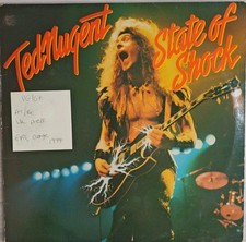 Ted Nugent State Of Shock Vinyl Record LP VG/G+ EPC 86092 1979