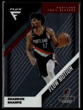 2022-23 Panini Flux Flow Motion Shaedon Sharpe Portland Trail Blazers #20