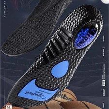 Upgraded Sports Shock Absorption Insoles High Elastic Running Sneaker Pads Rebou