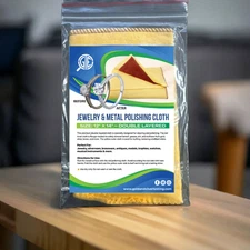 Rouge Polishing Cloth for Silverware & Jewelry Copper Brass Coins Anti-Tarnish