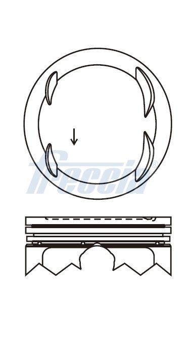 FRECCIA FP23-104000 Piston For Hyundai ix35 Grandeur Santa Fe MK4 Fe MK2 MK3 Kia