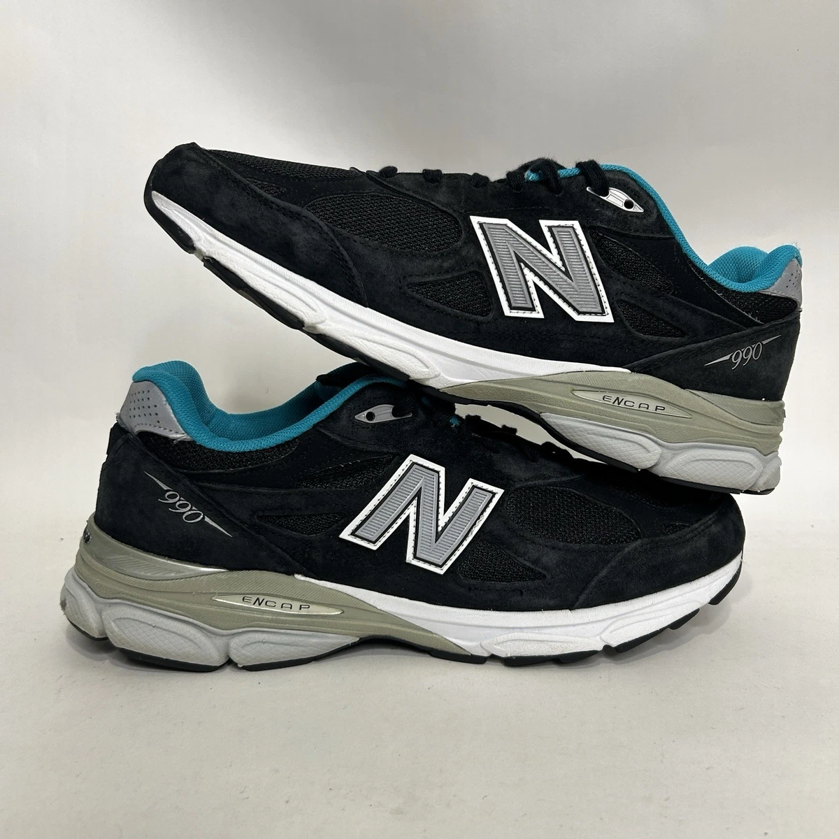 New Balance 990v3 “Black Grey Teal” Running Sneakers M990GB3  display picture 3