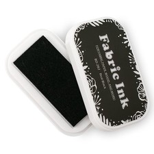 Fabric Ink Pads for Rubber Stamps, Washable Craft Ink Pads for Kids Card Maki...