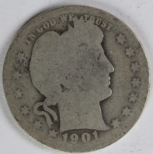 1901 O Barber Half Dollar