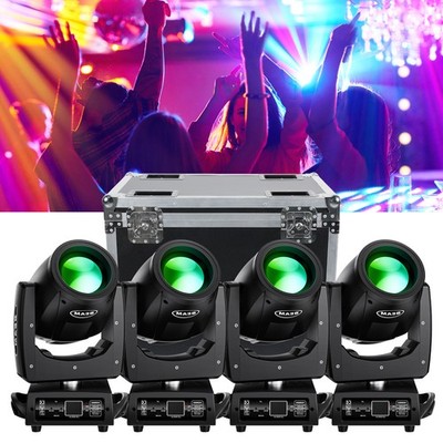 230W 7R Beam Moving Head Light 24Prism Gobo RGBW DJ Disco Stage Light with Case