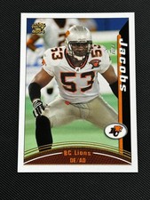 2004 Pacific CFL #6 Ray Jacobs British Columbia Lions Football Card