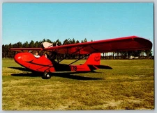 Curtiss Wright Pusher Type 1931 USA aviation aircraft Postcard  high wing