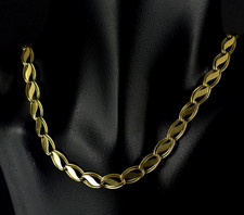 Kette Amerik Gold Vintage Collier  durchbrochen - elegant & zeitlos schön