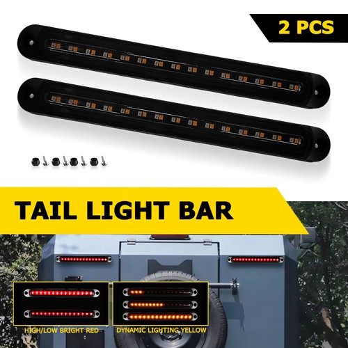 DRL LED Light Bar Brake Flowing Turn Signal Stop Tail Strip Sequential Truck EXC