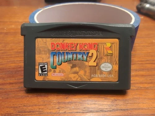 Donkey Kong Country 2 -Nintendo Game Boy Advance (2004) Tested and Authentic