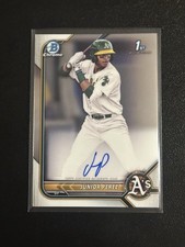 Junior Perez Bowman Chrome 2022 Auto