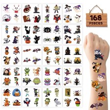 Halloween Temporary Tattoos for Kids Bulk Party Favors
