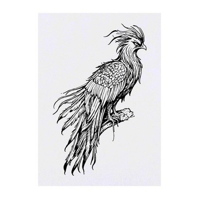 Temporäre Tattoos/Transfers ''Majestic Phoenix'' (TO00075217)