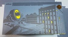 Mezco Batman Jim Gordon Action Figure with Batarang Signal (Damaged Box)