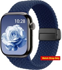 Adjustable Magnetic Braided Strap for 40mm Apple Watch - Stretchy and Compatible