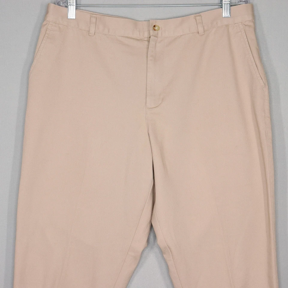Pantalones Lauren Ralph Lauren para mujer talla 16 caqui sarga calce clásico informales preppy Foto 2 de 4