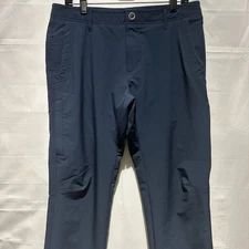 Hi-Tec Men’s Performance Cargo Pants Sz 32x30 6 Pockets Navy Blue