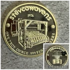 Rare 1976 Engelhard Stevcoknit Stevcowovens 1 OZ. .999 Silver Round Fabrics