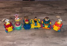 Vintage 1992 McDonalds Happy Meal Toy Looney Tunes Lot of 6 Taz Daffy Bugs Bunny