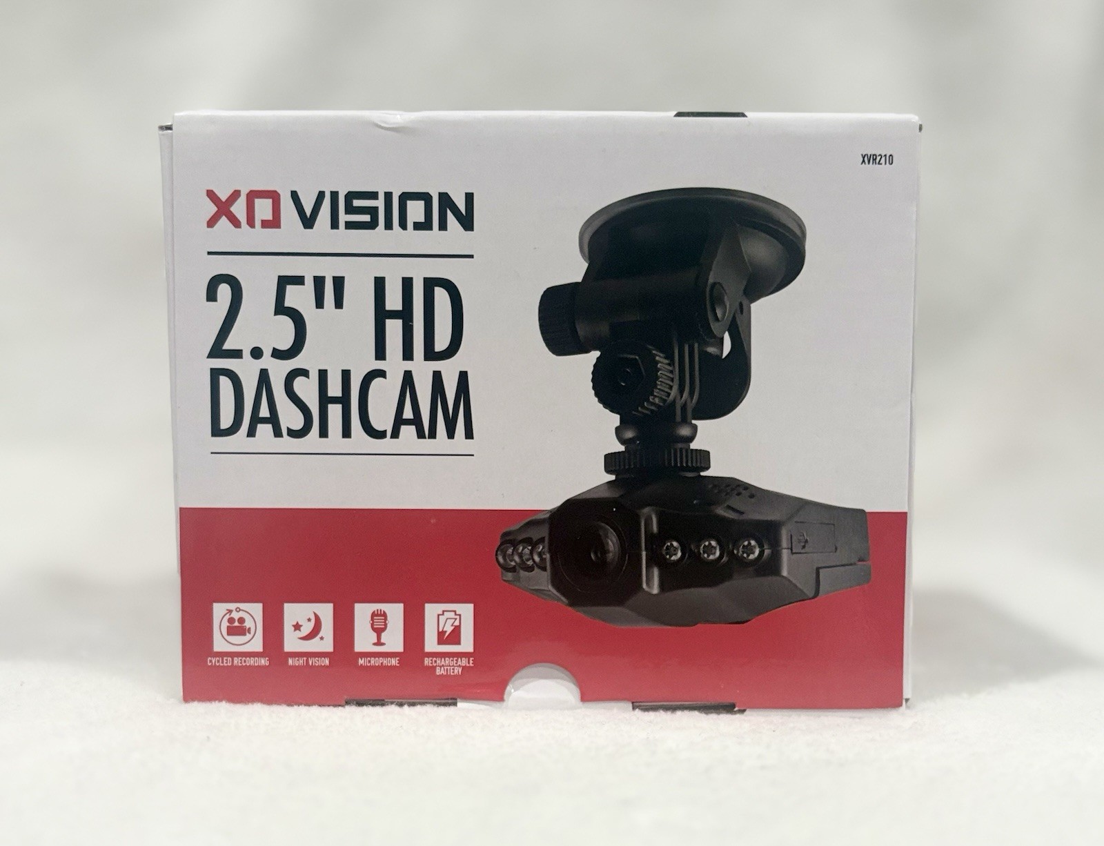 XO Audio Video 2.5" HD Dash Cam with Night Vision
