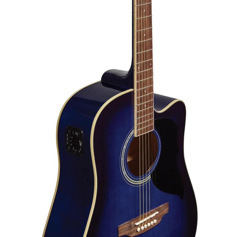 EKO RANGER CW EQ BLUE SUNBURST CHITARRA ACUSTICA 6 CORDE ELETTRIFICATA - Immagine 2 di 4
