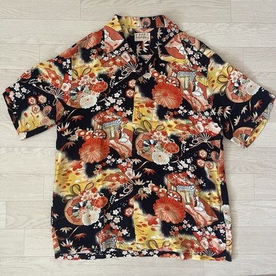 Sun Surf Ss36659 Long Sleeve Rayon Aloha Shirt S Size 2014 Carriage Toyo Enterpr