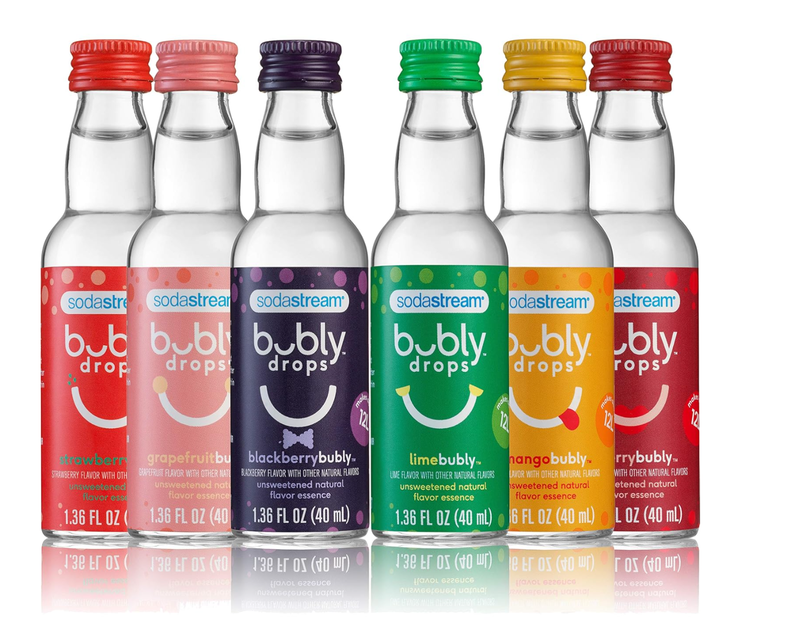 Sodastream - Bubly Fruit Drops for Sparkling Water | Natural Fruit