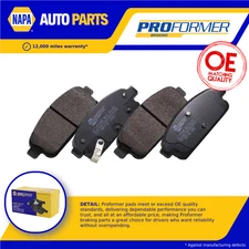 Brake Pads Set fits VAUXHALL ASTRA J 1.6D Rear 13 to 18 Proformer 13300867