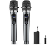 Micr fono inal mbrico dual profesional, recargable, para karaoke y eventos. Nuev