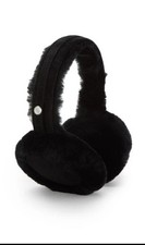 UGG Australia Womens Shearling Sheepskin Earmuffs Black NEW WITH GIFT BOX