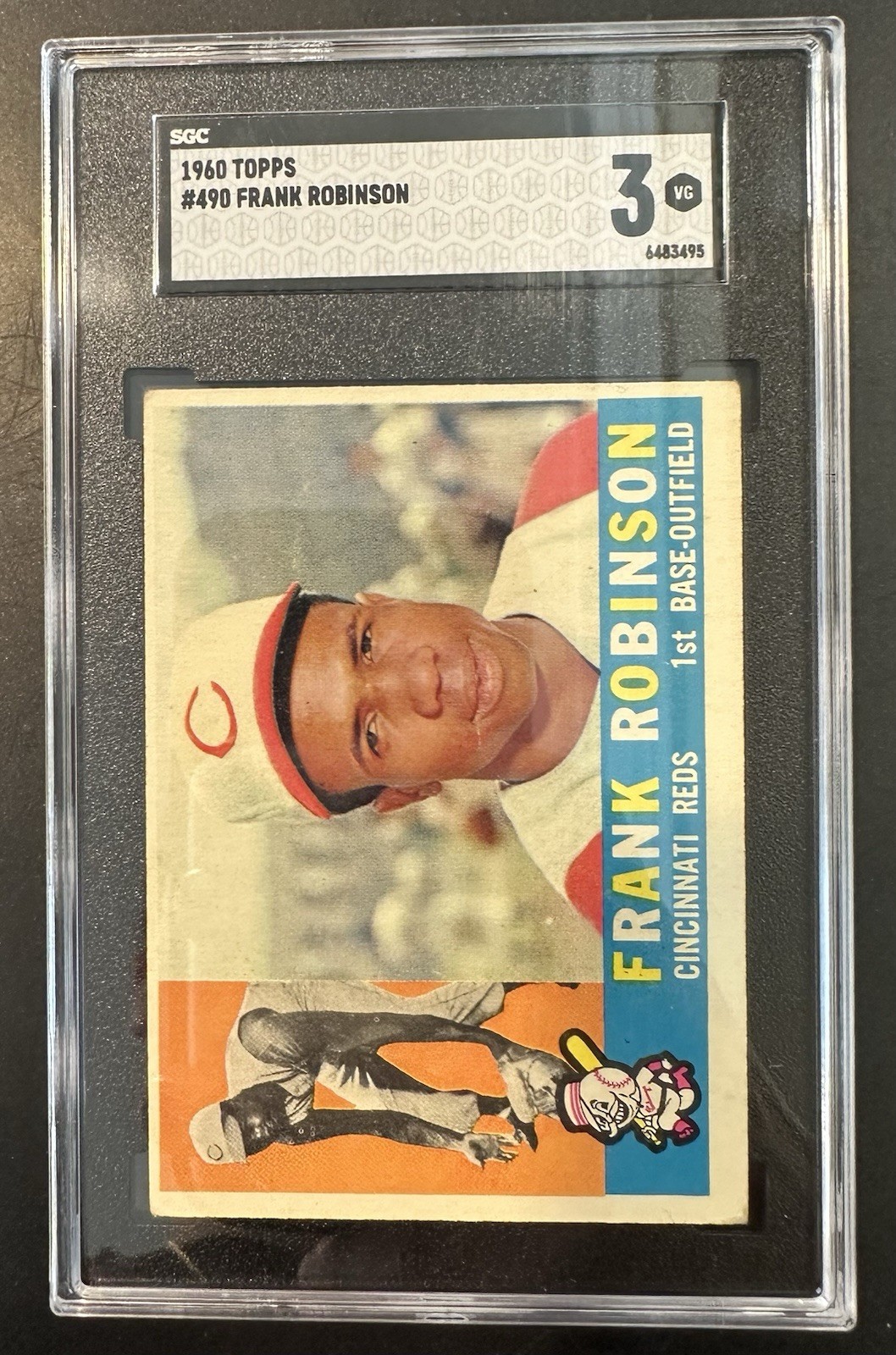 1960 Topps Frank Robinson SGC 3 #490 Cincinnati Reds