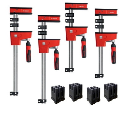 Bessey 24'', 40'' Framing Clamp Kit, 3-3/4'' Throat Depth KREK2440 K Body Revo