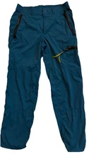 REI Co-Op Outdoor Afro Trail Pants 34x30 Teal Paratrooper Nylon