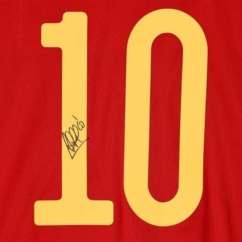 Cesc Fabregas Spain National Team Signed 2020 Home Jersey Icons - Image 4 of 4