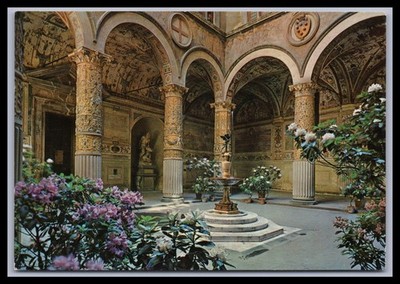 Ansichtskarte Firenze Florenz / Cortile di Palazzo Vecchio - Italien