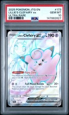 PSA 10 Pokemon TCG 2025Jtg En-Journey Together #173 Lillie'S Clefairy Ex on eBay