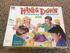 Vintage HANDS DOWN Board Game - Milton Bradley 1987 Hasbro - Read