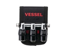 VESSEL Quick Catcher Triple Holder Black QB-10B3K