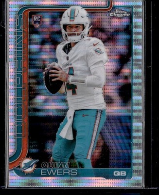 2025 Topps Chrome #316 Quinn Ewers Pulsar Refractor