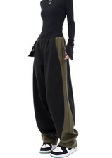Wide Leg Sweatpants for Women, High Waisted Baggy Joggers, Barrel Leg Lounge ...