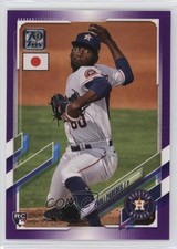 2021 Topps Japan Edition Purple 43/50 Enoli Paredes #88 10pz