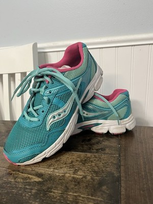 Saucony Cohesion 10 Womens Size 7M Pink/tourquise SK1603894