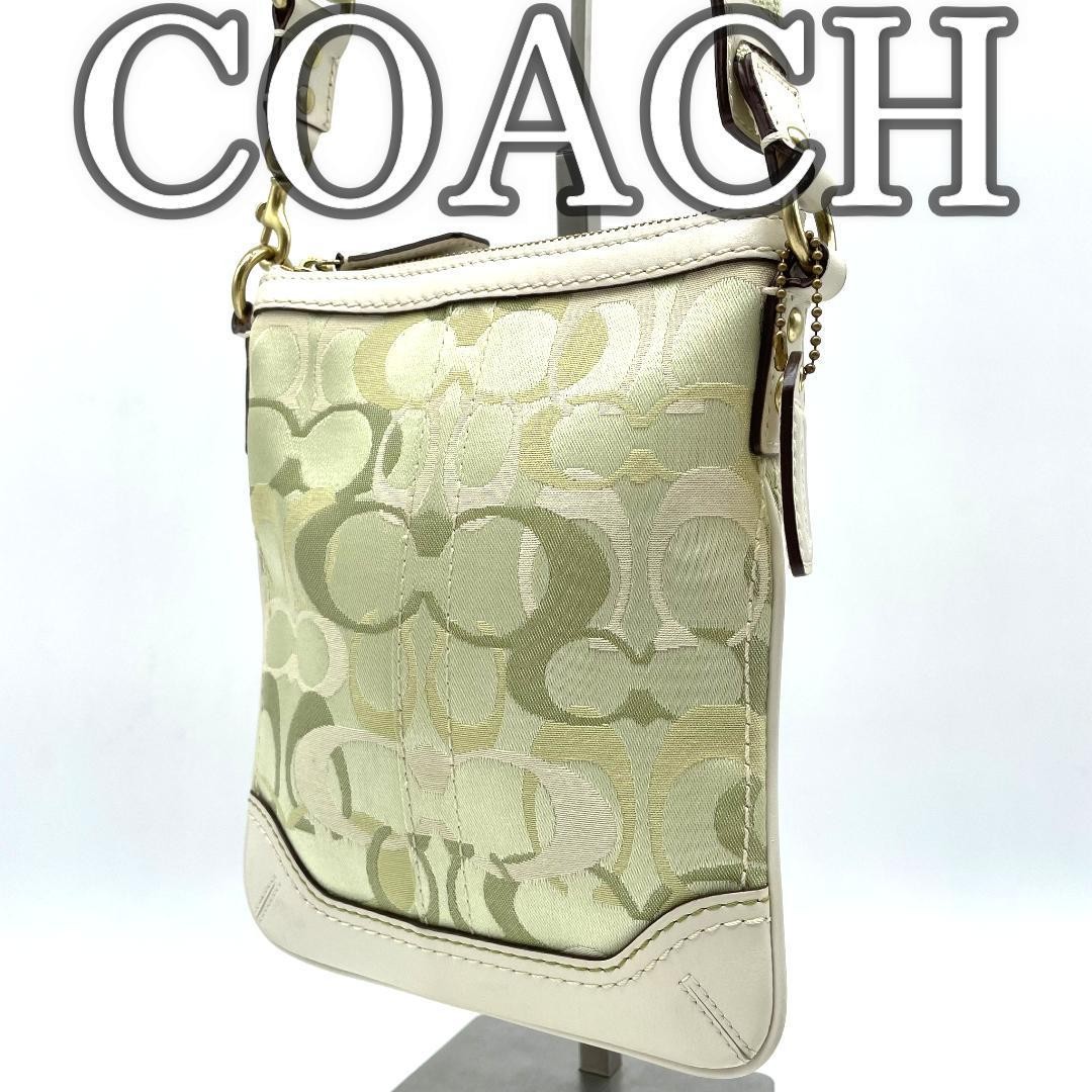 Coach Signature Multicolor Canvas Shoulder Bag G06182603 Authentic