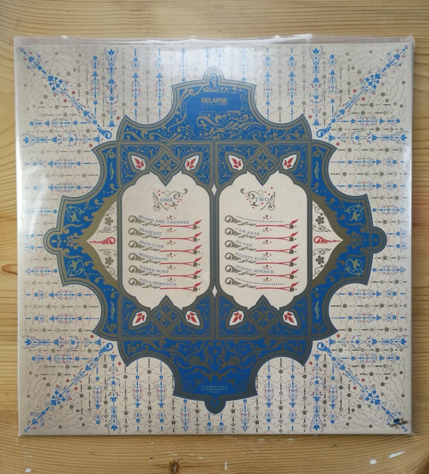 Mastodon - "Leviathan" Gold Nugget Vinyl LP - Signed by Band, incl. Brent Hinds - Bild 2 von 3