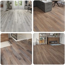 LVT Flooring Click Vinyl Laminate Oak Plank Waterproof LVT Flooring 2.19m² Pack