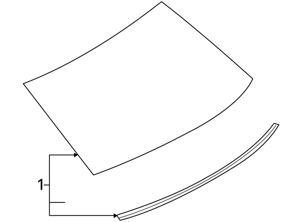 (LOCAL PICKUP ONLY) Back Glass Fits 07-12 MKZ 6802562 Foto 4 de 4