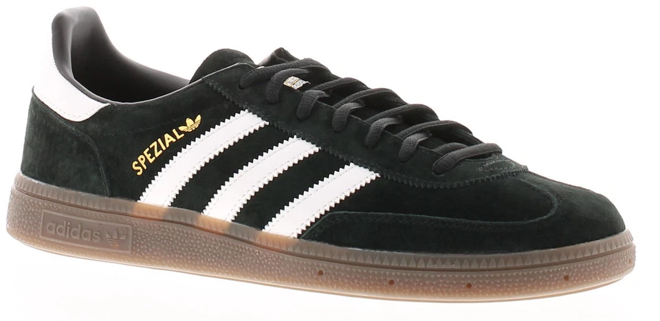 Adidas Originals Mens Trainers Handball Spezial Leather Lace Up black UK Size