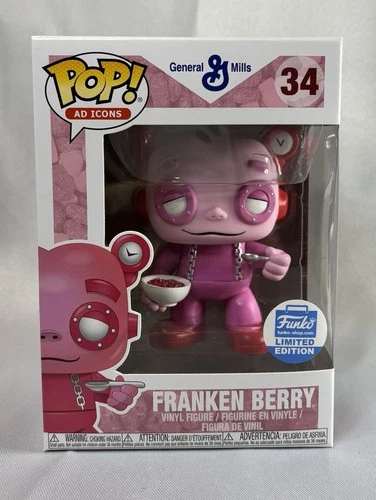 Funko Pop! Ad Icons - Frankenberry with Cereal&Spoon Funko Shop Exclusive Damage