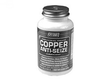 Copper Anti-Seize Brush Top 8 oz Bottle - High Temp Lubricant  Protectant