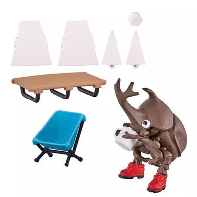 Animal Camp 02 Nashorn Käfer Kinderbett Stuhl B Zeltteile Mini Figur Sammlers...